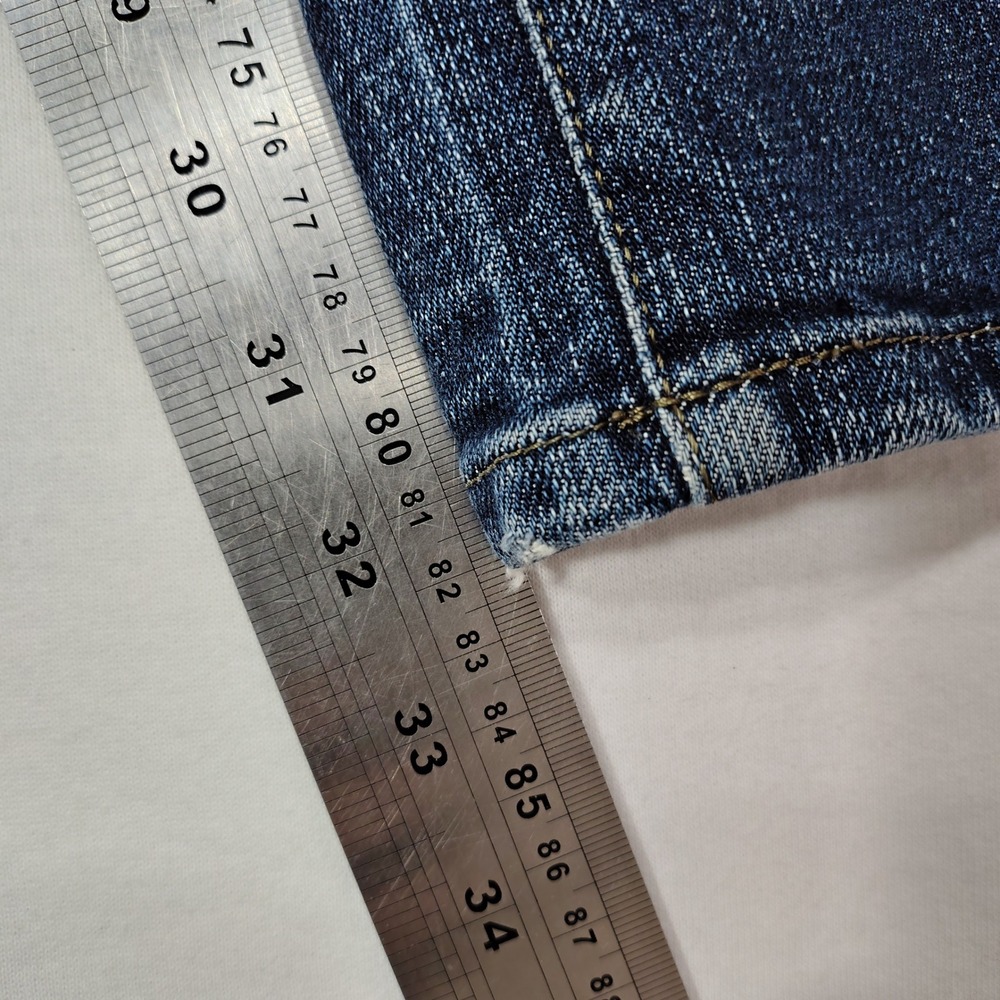 Diesel Matic Slim Skinny Jeans Womens 29x32 Dark Wash 008XT Studded Low Rise - Picture 12 of 12